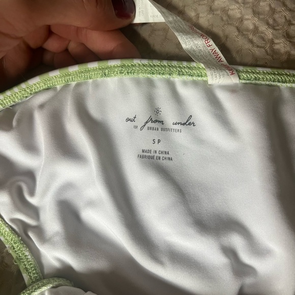 Urban Outfitters Out From Under Gingham Bikini, Size S P - Picture 5 of 6